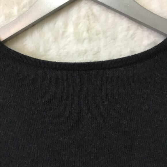 Loft Gray Long Sleeve Sweater Dress - Picture 3 of 9